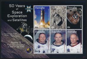 50 éves az űrutazás kisív, Space Research mini sheet
