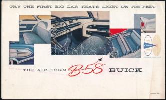 1958 Buick B-58 angol nyelvű autó prospektus./ 1958 Brochure of Buick B-58, in English language.