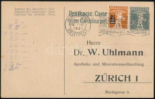 Svájc 1921, Switzerland 1921