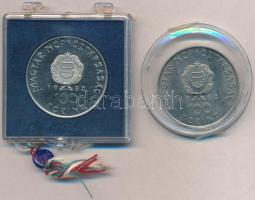 1980. 100Ft "Szovjet-magyar közös űrrepülés" (2xklf) T:PP,BU