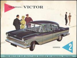 cca 1960 Vauxhall Victor angol nyelvű autó prospektus, foltos/ cca 1960 Brochure of Vauxhal Victor, in English language, paperbinding, spotty