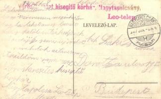 Nagytapolcsány, Topolcany; kórházi fürösztés és hajnyírás / bathing and haircut in the Red Cross hos...