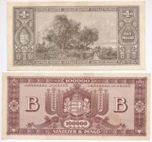 1946. 1.000.000MP + 1.000.000.000MP + 10.000BP + 100.000BP T:II