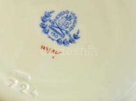 Herendi Apponyi mintás porcelán csészealj, kézzel festett, jelzett, hibátlan, d: 14 cm