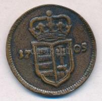 1705. XX Poltura "II. Rákóczi Ferenc" öntvény fém replika! T:2