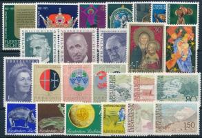 1971-1974 25 stamps, 1971-1974 25 db klf bélyeg, közte teljes sorok