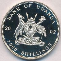 Uganda 2002. 1000Sh ezüstözött Br "Piros hal" multicolor T:PP fo.
Uganda 2002. 1000 Shill...