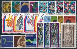 1976-1979 23 db klf bélyeg, közte teljes sorok, 1976-1979 23 stamps