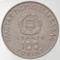 1979. 100Ft Ni "Űrrepülés" T:1 / Hungary 1979. 100 Forint Ni "Space Flight" C:UN...