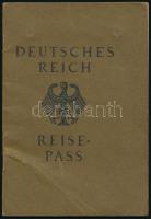 1930 Német Birodalom fényképes útlevele /1930 German Empire passport with foto