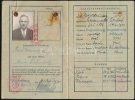 1930 Német Birodalom fényképes útlevele
/1930 German Empire passport with foto