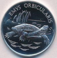 Törökország 2001. 10.000.000L Ag "Mocsári teknős" T:1(P) Turkey 2001. 10.000.000 Lira Ag "European pond turtle" C:UNC(P)