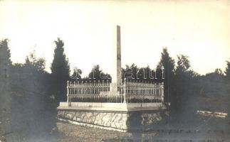 1913 Radetzky-emlékmű Polában / Radetzky monument in Pola. Phot. Alois Beer, Verlag Schrinner