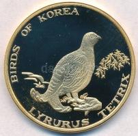 Észak-Korea 2001. 1W sárgaréz Nyírfajd T:PP North Korea 2001. 1 Won brass Black grouse C:PP Krause KM#233