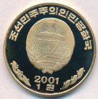 Észak-Korea 2001. 1W sárgaréz "Nyírfajd" T:PP
North Korea 2001. 1 Won brass "Black g...