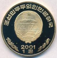 Észak-Korea 2001. 1W sárgaréz "Barnasapkás pitta" T:PP
North Korea 2001. 1 Won brass &quo...