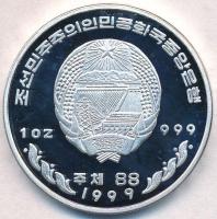 Észak-Korea 1999. 10W Ag "Fehérhasú harkály" T:PP
North Korea 1999. 10 Won Ag "White...