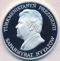 Türkmenisztán 1996. 500M Ag "Kaszpi királyfogoly" T:PP Turkmenistan 1996. 500 Manat Ag &qu...