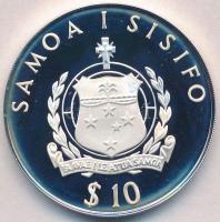 Szamoa 1986. 10T Ag "Szamoai legyezőfarok" T:PP
Samoa 1986. 10 Tala Ag "Samoan Fanta...