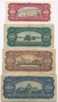 Jugoszlávia 1955. 100D + 500D + 1000D + 5000D T:I-III-
Yugoslavia 1955. 100 Dinara  + 500 Dinara + ...