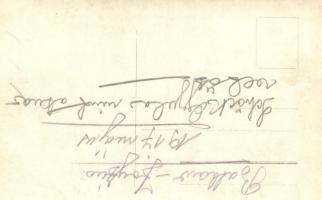 1917 Kelet-Galícia. Batkow (Batykiv). Schöck Gyula aknavető katona a lövészárokban / WWI K.u.K. sold...