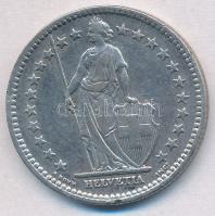 Svájc 1945B 2Fr Ag T:2 ph.
Switzerland 1945B 2 Francs Ag C:XF edge error