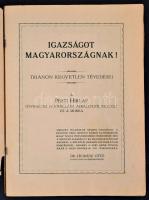 cca 1928 Igazságot Magyarországnak! Trianon kegyetlen tévedései, főszerk.: Légrády Ottó, a Pesti Hír...