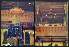 1987 Dohány utcai zsinagóga fotói, 62 db, az 1991-1996-os felújítás előtti állapotban fotói, 17x24 c...