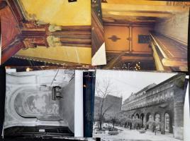1987 Dohány utcai zsinagóga fotói, 62 db, az 1991-1996-os felújítás előtti állapotban fotói, 17x24 c...