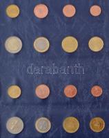 2000-2015. Euro sorok 2db albumba rendezve (19xklf) benne Észtország, Lettország, Szlovénia, Belgium...