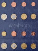 2000-2015. Euro sorok 2db albumba rendezve (19xklf) benne Észtország, Lettország, Szlovénia, Belgium...