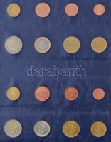 2000-2015. Euro sorok 2db albumba rendezve (19xklf) benne Észtország, Lettország, Szlovénia, Belgium...