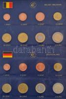 2000-2015. Euro sorok 2db albumba rendezve (19xklf) benne Észtország, Lettország, Szlovénia, Belgium...