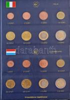 2000-2015. Euro sorok 2db albumba rendezve (19xklf) benne Észtország, Lettország, Szlovénia, Belgium...