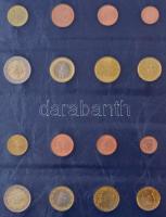 2000-2015. Euro sorok 2db albumba rendezve (19xklf) benne Észtország, Lettország, Szlovénia, Belgium...