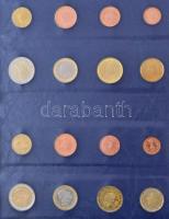 2000-2015. Euro sorok 2db albumba rendezve (19xklf) benne Észtország, Lettország, Szlovénia, Belgium...