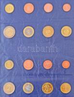 2000-2015. Euro sorok 2db albumba rendezve (19xklf) benne Észtország, Lettország, Szlovénia, Belgium...