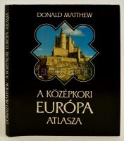 Donald Matthew: A középkori világ atlasza. Fordította: Falvay Mihály. Bp., 1989, Helikon. Kiadói egészvászon-kötés, kiadói papír védőborítóban, karcos borítóval, egyébként jó állapotban.