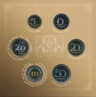 2010. 1Ft-200Ft (6xklf) "Himnusz" forgalmi sor szettben (2x) T:PP 
Adamo FO44.1