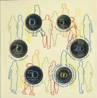 2011. 1Ft-200Ft (6xklf) "Az Európai Unió Tanácsának magyar elnöksége" forgalmi sor szettbe...