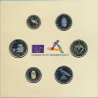 2011. 1Ft-200Ft (6xklf) "Az Európai Unió Tanácsának magyar elnöksége" forgalmi sor szettbe...