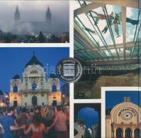 2010. 5Ft-200Ft (6xklf) "Pécs Európa kulturálsi fővárosa" forgalmi sor dísztokban +"P...