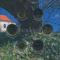 2010. 5Ft-200Ft (6xklf) "Pécs Európa kulturálsi fővárosa" forgalmi sor dísztokban +"P...