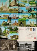 cca 1938-1970 Szegedi vonatkozású papírrégiségek, modern képeslapok, számlák, Szegedi Néplap, stb.