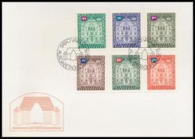 1976 Hivatalos sor elsőnapi bélyegzéssel Mi 57-68 + Mi 63-68 FDC-n