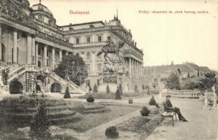 Budapest I. Királyi várpalota, Jenő herceg szobor (EK)