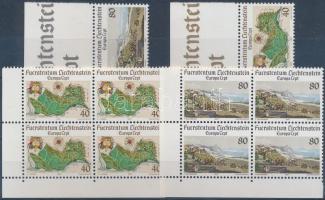 Europa CEPT: Landscapes margin set + corner blocks of 4 + FDC Europa CEPT: Tájak ívszéli sor + ívsar...