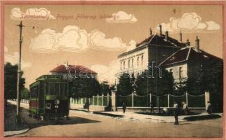 Szombathely, Frigyes főherceg laktanya, villamos (EK)