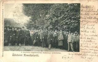 1899 Badacsony, A keszthelyi főgimnázium badacsonyi kirándulása. Mérei Ignác kiadása (r)