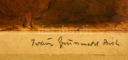 Prihoda István (1891-1956) - Iványi Grünwald Béla (1867-1940): Legény. Színezett rézkarc, papír, jel...